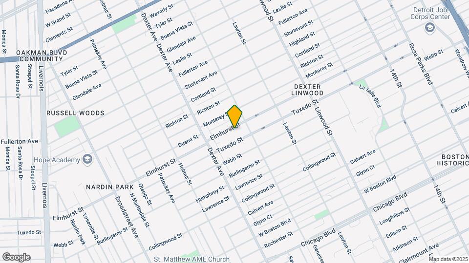 3261 Elmhurst St Map and Location Details