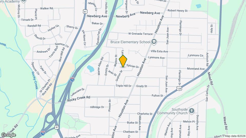 3967 Guyton St Map and Location Details