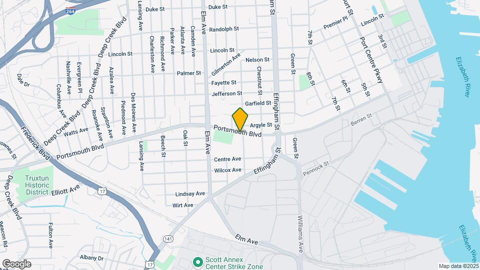 Peach Street Townhomes Map and Location Details
