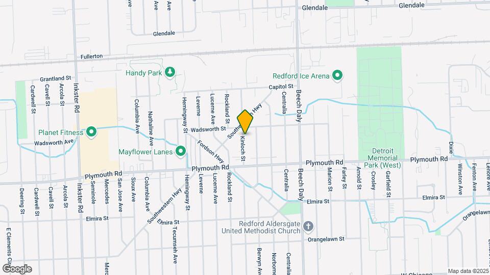 11716 Kinloch St Map and Location Details