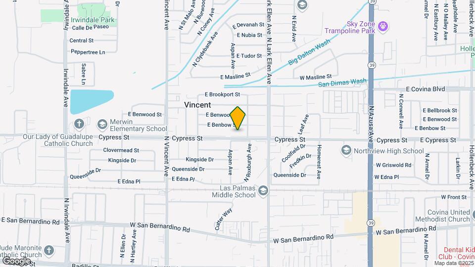 16751 E Cypress St Map and Location Details