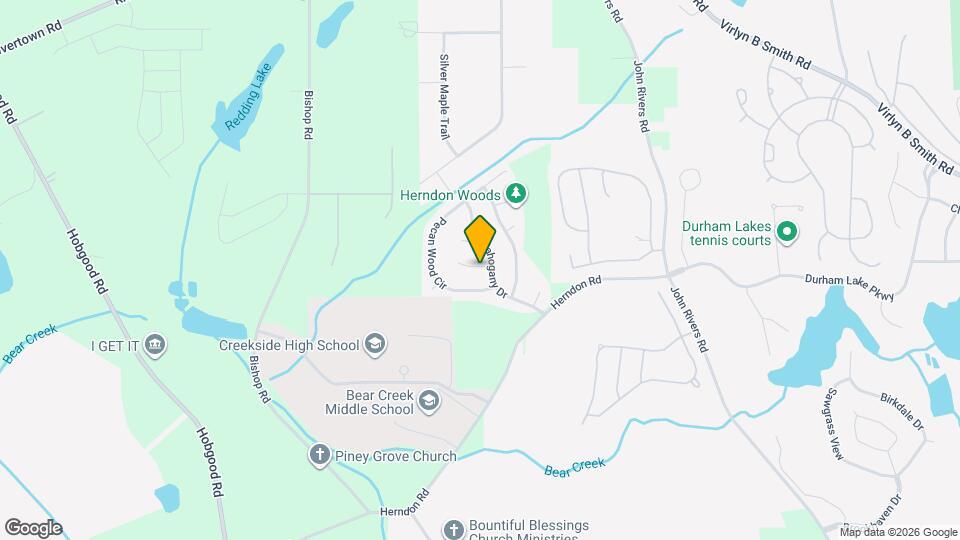 210 Teak Ln Map and Location Details