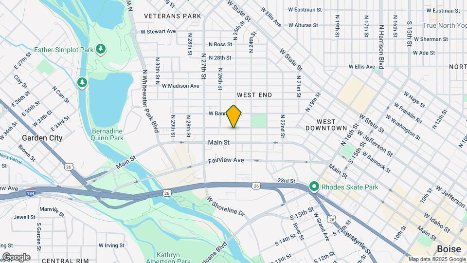 2501 W Idaho St Map and Location Details