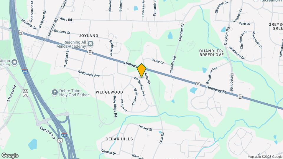 3013 Wedgedale Ave Map and Location Details