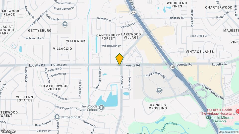 11302 Hylander Dr Map and Location Details
