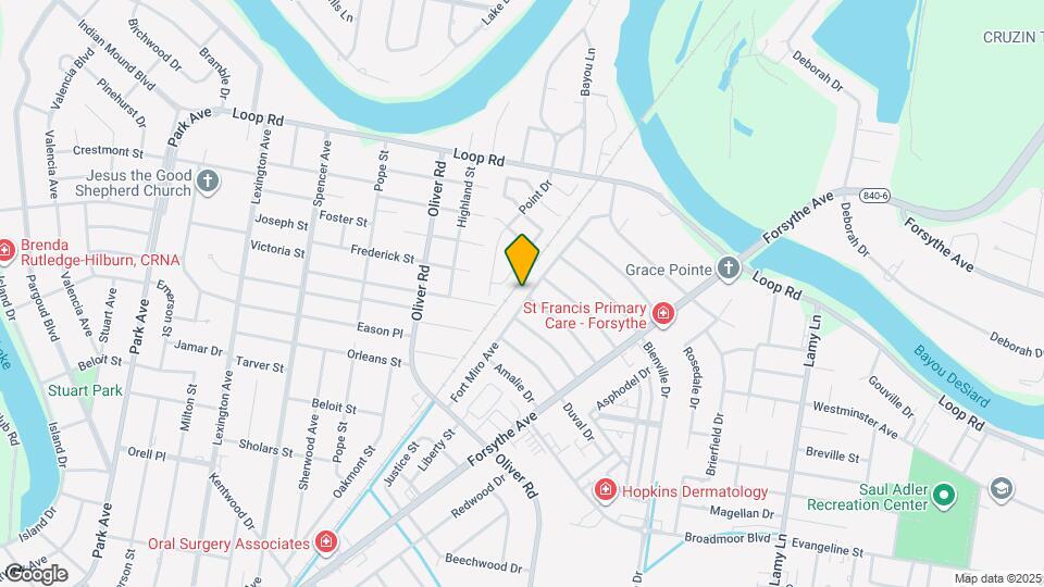 2707 Fort Miro Ave Map and Location Details