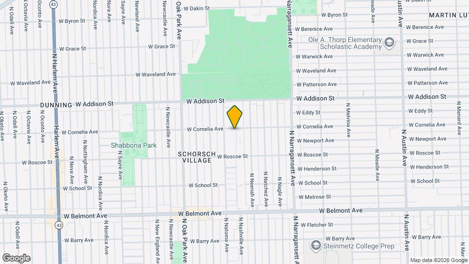6601 W Cornelia Ave Map and Location Details