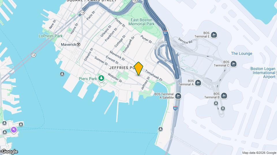 227 Everett St Map and Location Details