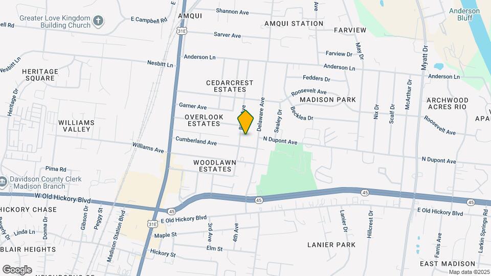 606 Bixler Ave Map and Location Details