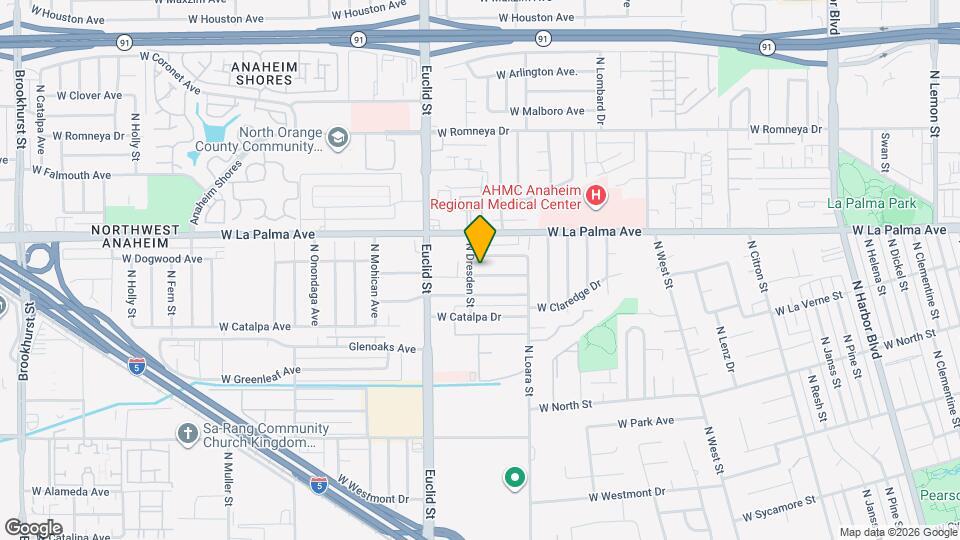 1523 W Frances Dr Map and Location Details