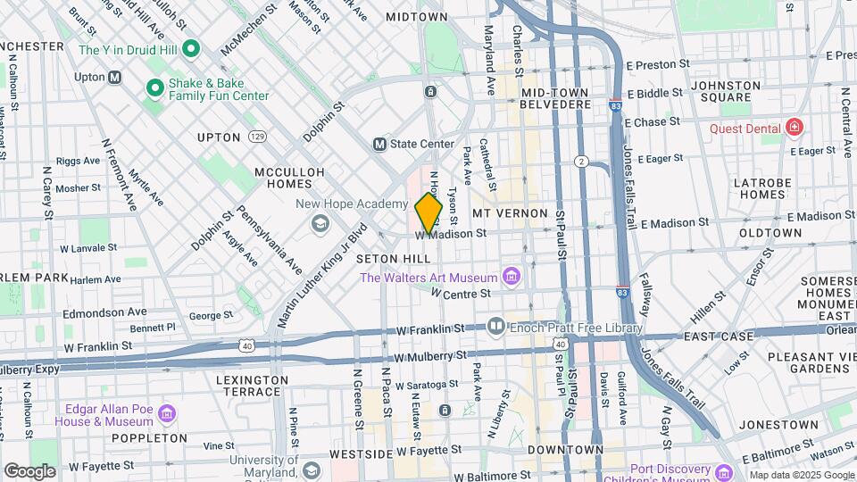 305 W Madison St Mapa y Detalles de la Ubicación
