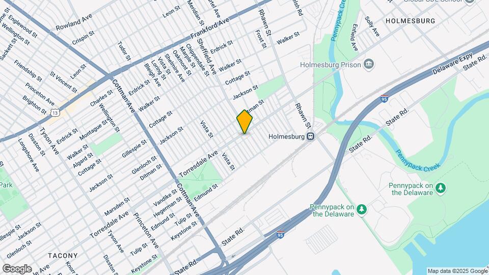 7607 Torresdale Ave, Unit 2nd floor Map and Location Details