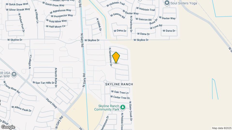 851 W Desert Basin Dr Map and Location Details