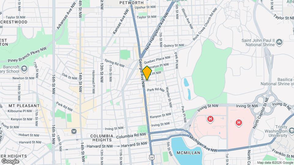 650 Newton Pl NW, Unit 1 Map and Location Details