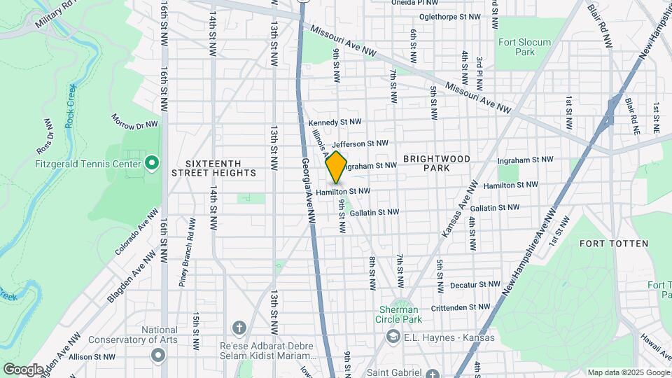 903 Hamilton St NW Map and Location Details