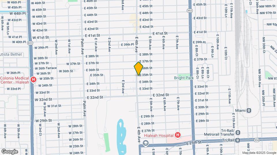3475 E 4th Ave Map and Location Details