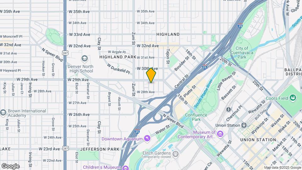 2829 Vallejo St Map and Location Details