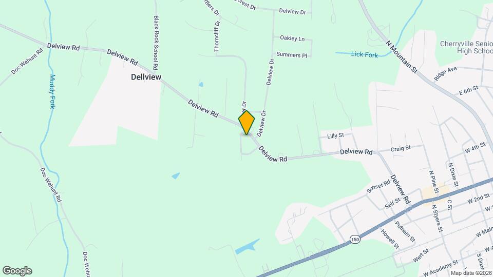 1409 Delview Rd Map and Location Details