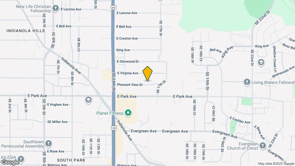 1540 Pleasant View Dr Map and Location Details