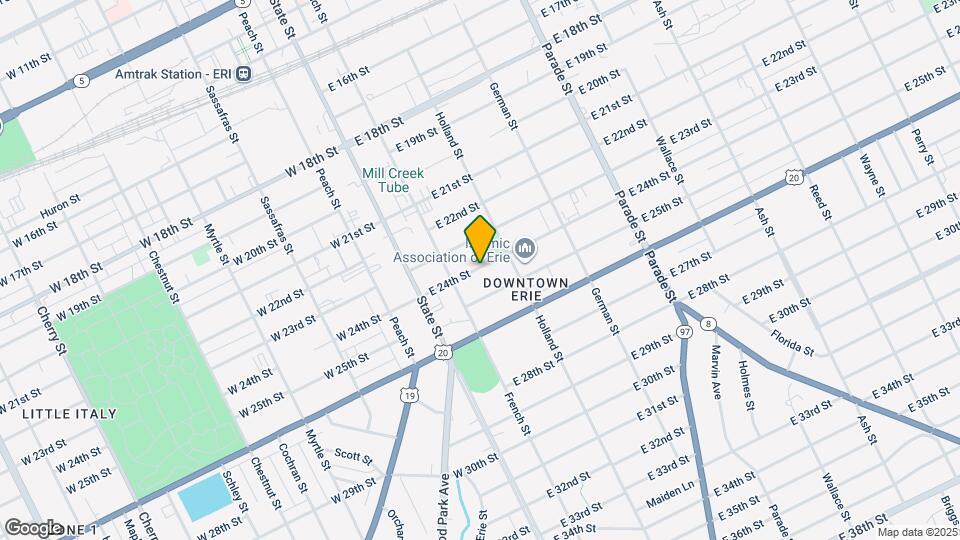 133 E 24th St Map and Location Details