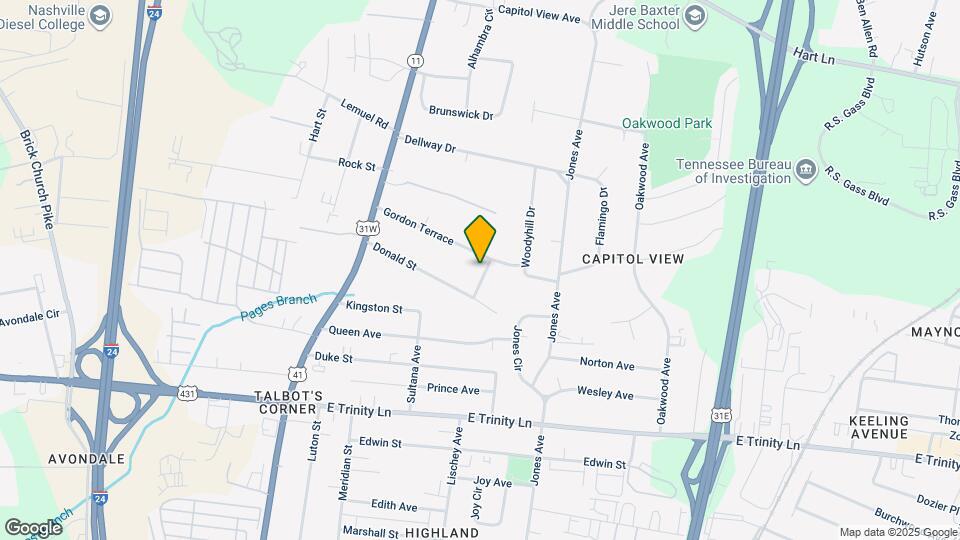 142 Gordon Terrace Map and Location Details