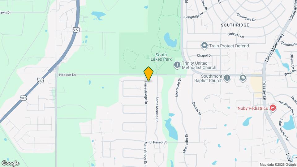 2805 Forrestridge Dr Map and Location Details