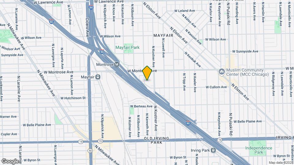 4317 N Kenneth Ave Map and Location Details