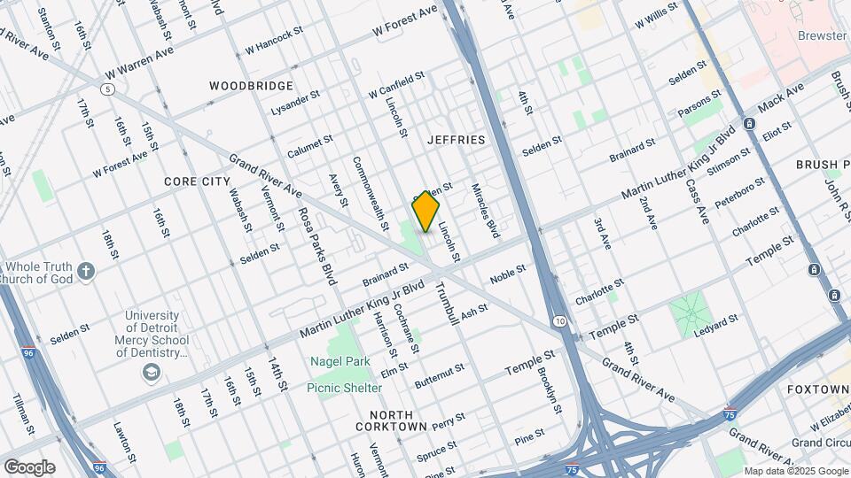 3610 Trumbull Map and Location Details