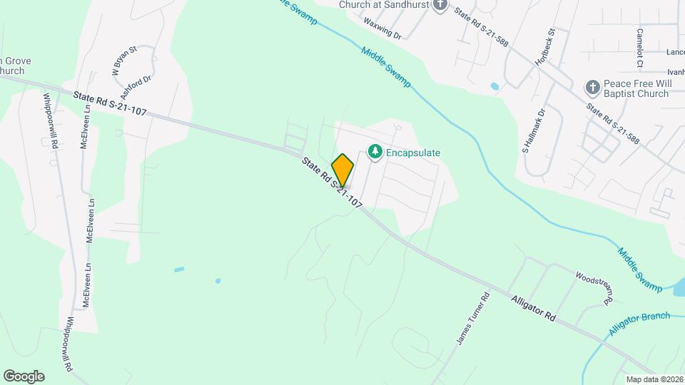 1430 Alligator Rd Map and Location Details