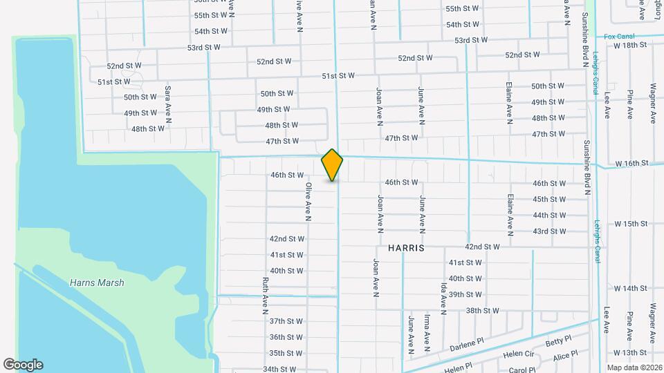 3102 45th St W Map and Location Details