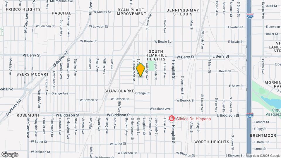 3225 S Adams St Map and Location Details