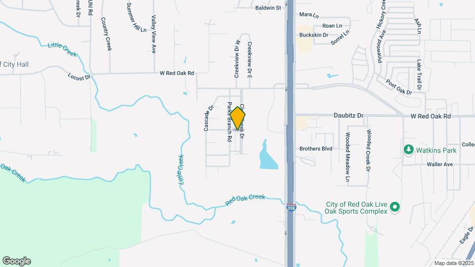 124 Clear Creek Dr Map and Location Details