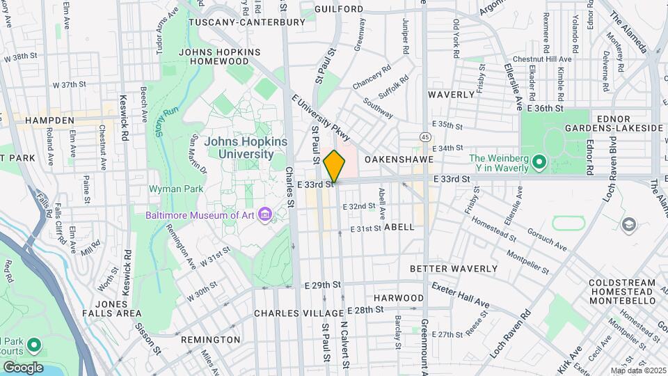 107 E 33rd St Map and Location Details