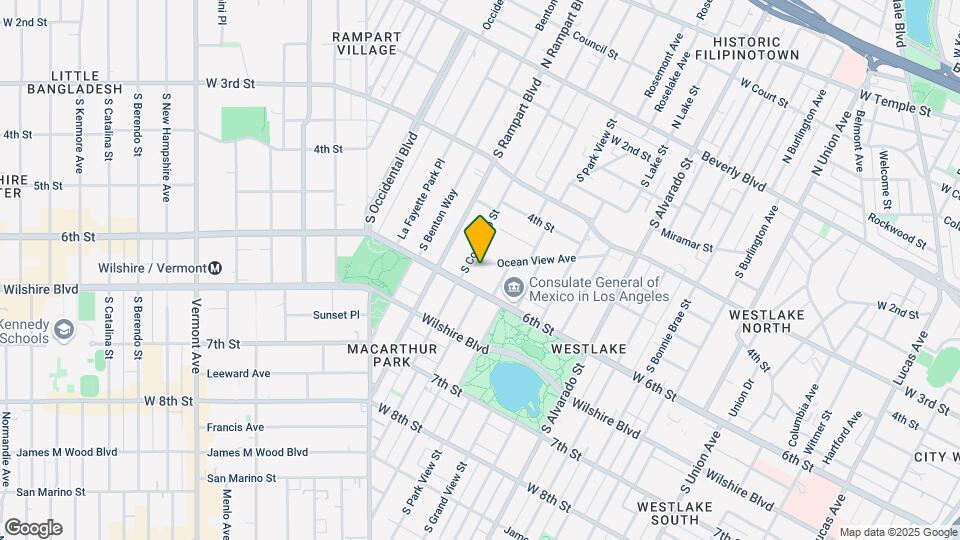 2530-2538 Ocean View Ave Mapa y Detalles de la Ubicación