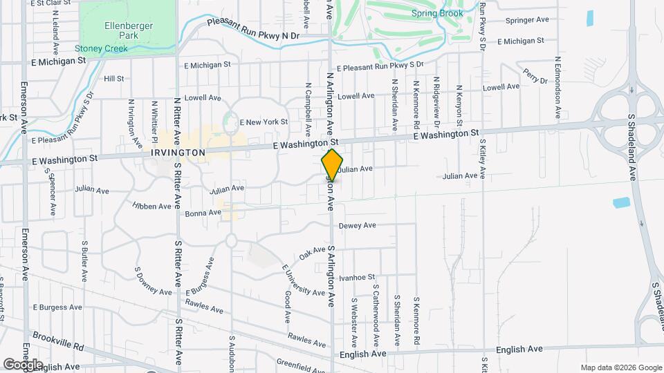 127 S Arlington Ave Mapa y Detalles de la Ubicación