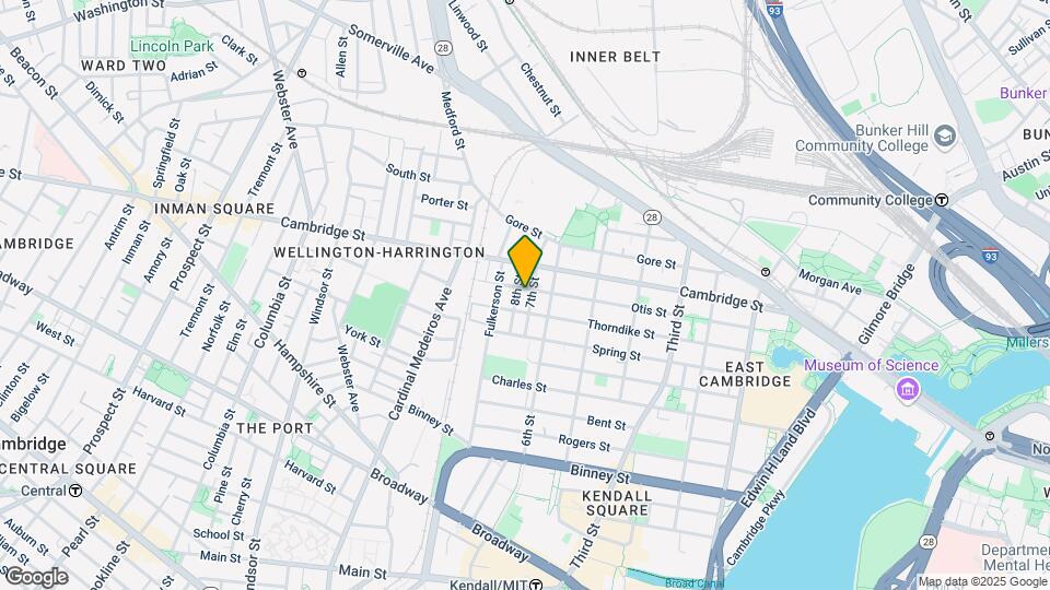 158 Otis St, Unit 1 Map and Location Details