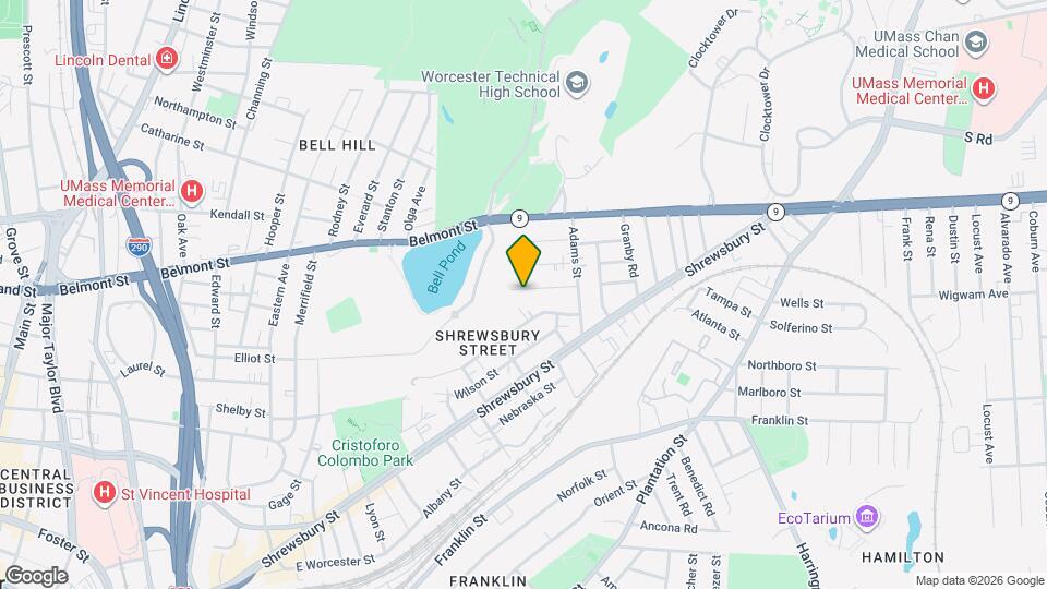 21 Creston St Map and Location Details