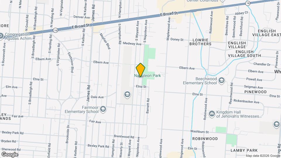 323 S Napoleon Ave Map and Location Details