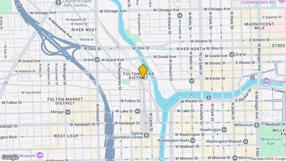 529 W Kinzie St Map and Location Details