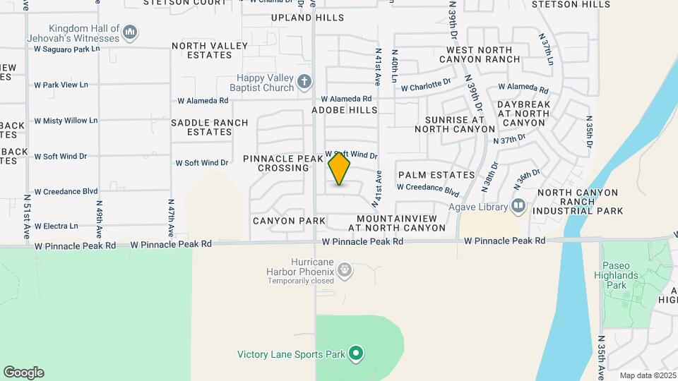 4218 W Creedance Blvd Map and Location Details