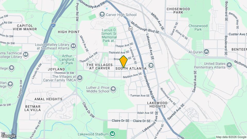 95 Park Ave SE Map and Location Details