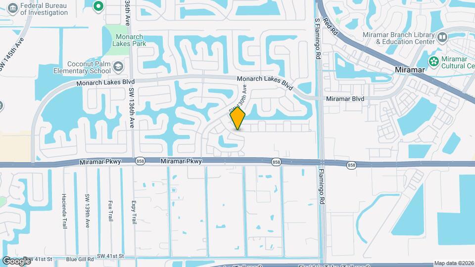 12845 SW 30th St Map and Location Details