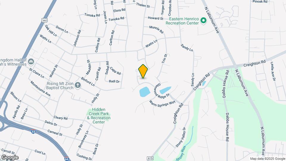 2625 Piney Ridge Dr Map and Location Details