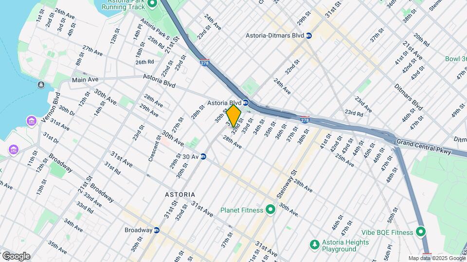 25-70-70 32nd St Mapa y Detalles de la Ubicación