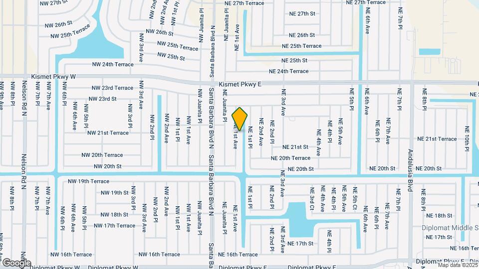 2117 NE 1st Ave Map and Location Details