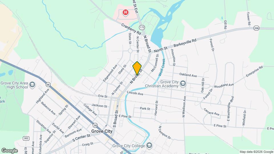 318 N Broad St Map and Location Details