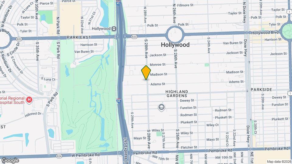 626 S 28th Ave Map and Location Details