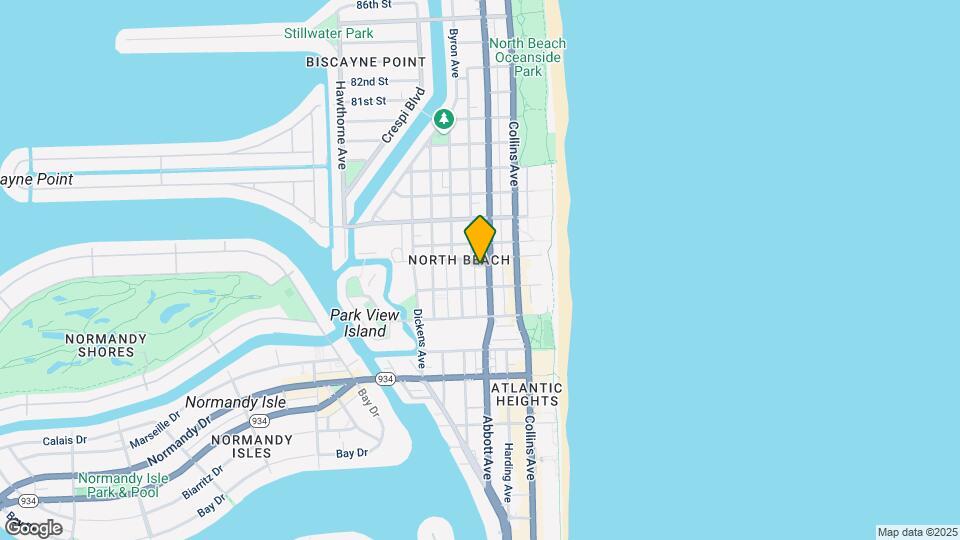 7434 Harding Ave Map and Location Details