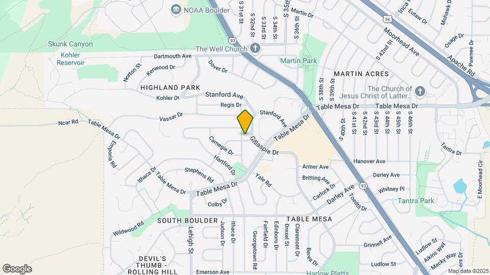 680 Yale Rd Map and Location Details