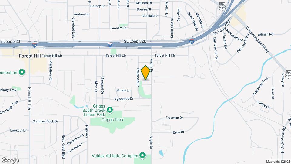 604 Briarwood Ln Map and Location Details